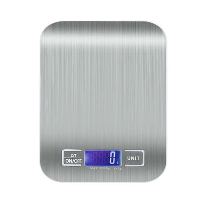 10Kgx1G Multifunctional Stainless Steel Kitchen Scale with LCD Display for Home Baking and Cooking Food Scale Digital Food Scale