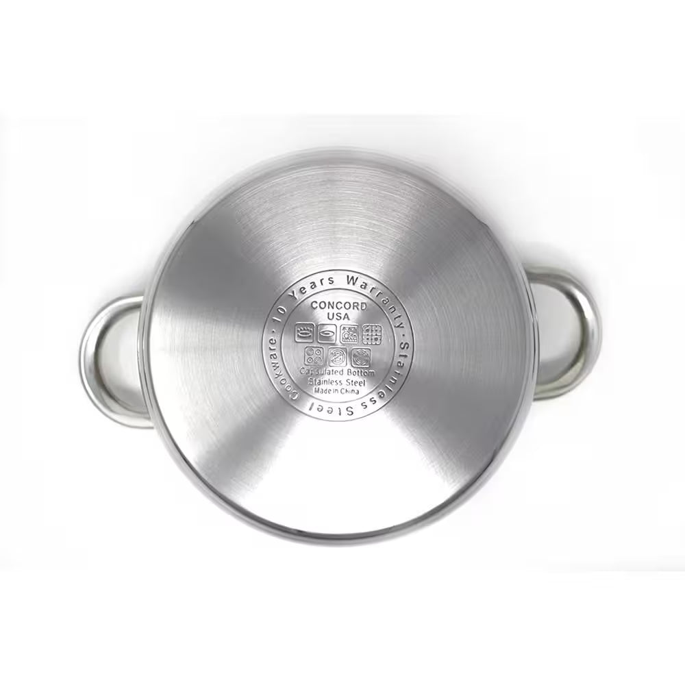 Premium 7-Piece Stainless Steel Cookware Starter Set