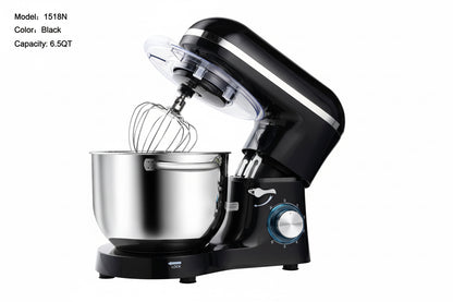 Aucma 6.5QT Stand Mixer with Upgraded Motor | 6-Speed Tilt-Head Electric Food Mixer with Stainless Steel Bowl Dough Hook Whisk & Beater for Baking & Mixing Kitchen Appliances