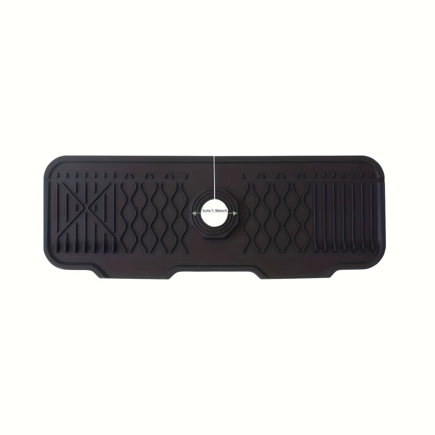 Silicone Faucet Splash Guard, Kitchen Sink Splash Guard Behind, Faucet Handle Drip Catcher Tray, Sink Splash Guard Mat Faucet