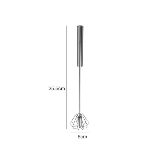 Stainless Steel Semi-Auto Rotary Whisk