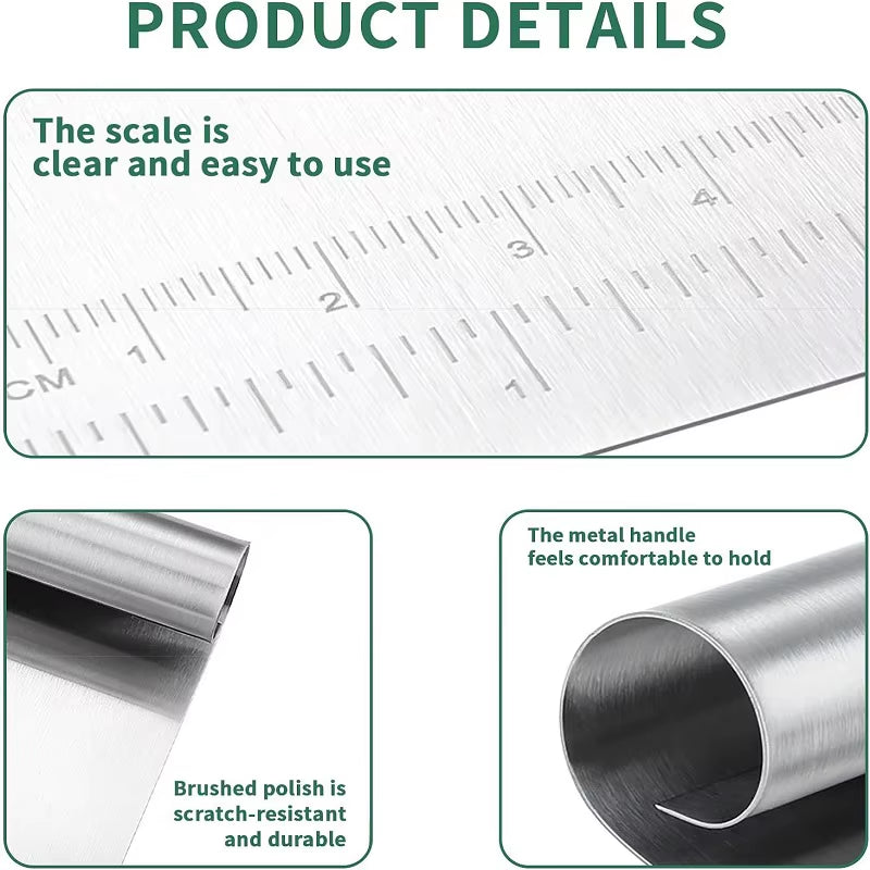 Stainless Steel Bench Scraper