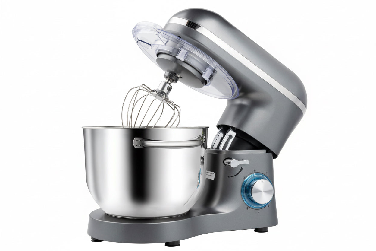Aucma 6.5QT Stand Mixer with Upgraded Motor | 6-Speed Tilt-Head Electric Food Mixer with Stainless Steel Bowl Dough Hook Whisk & Beater for Baking & Mixing Kitchen Appliances