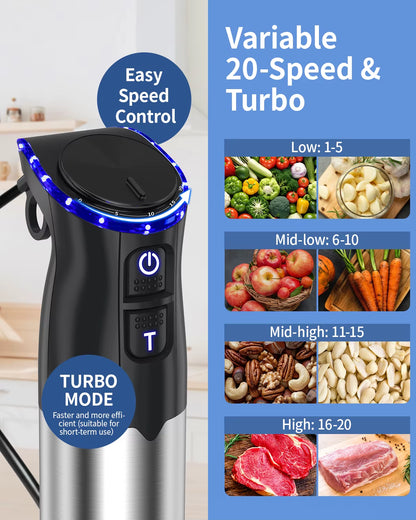 5 in 1 Electric Immersion Handheld Blender