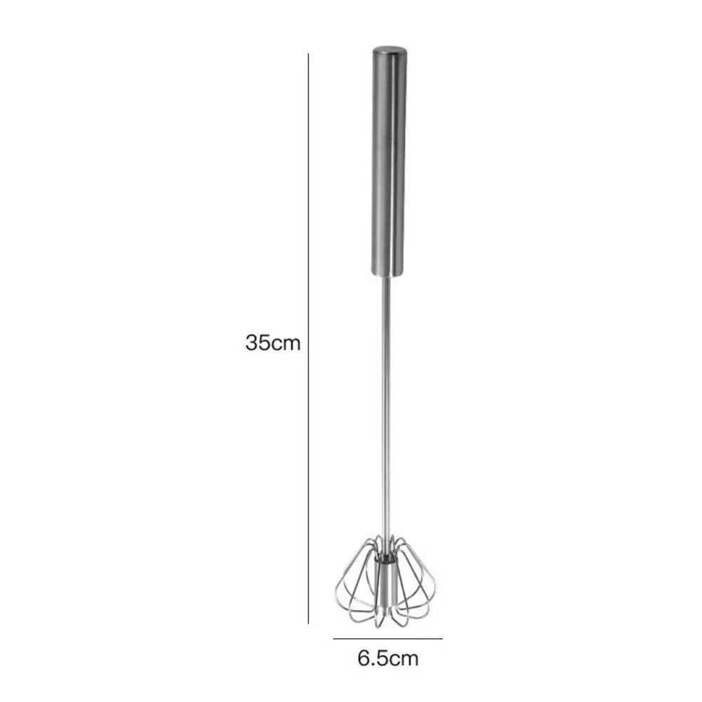 Stainless Steel Semi-Auto Rotary Whisk