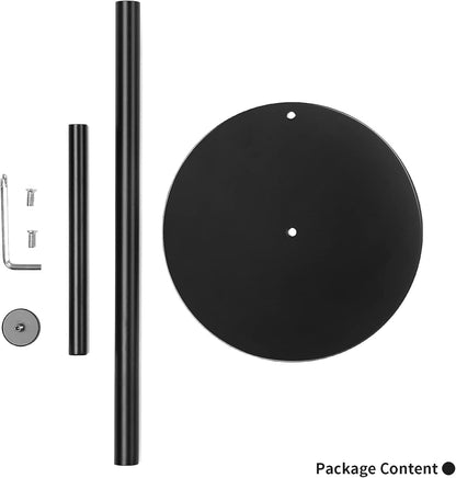 Paper Towel Holder Countertop, , Black Kitchen Paper Towel Holder Stand for Kitchen and Bathroom Organization, Stainless Steel Paper Towel Holders for Standard and Large Rolls (Matte Black)