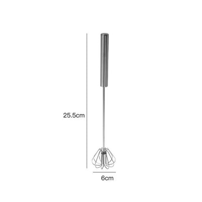 Stainless Steel Semi-Auto Rotary Whisk