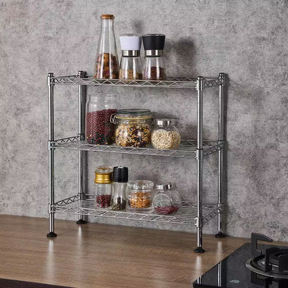 3 Tier Stainless Steel Wire Shelving