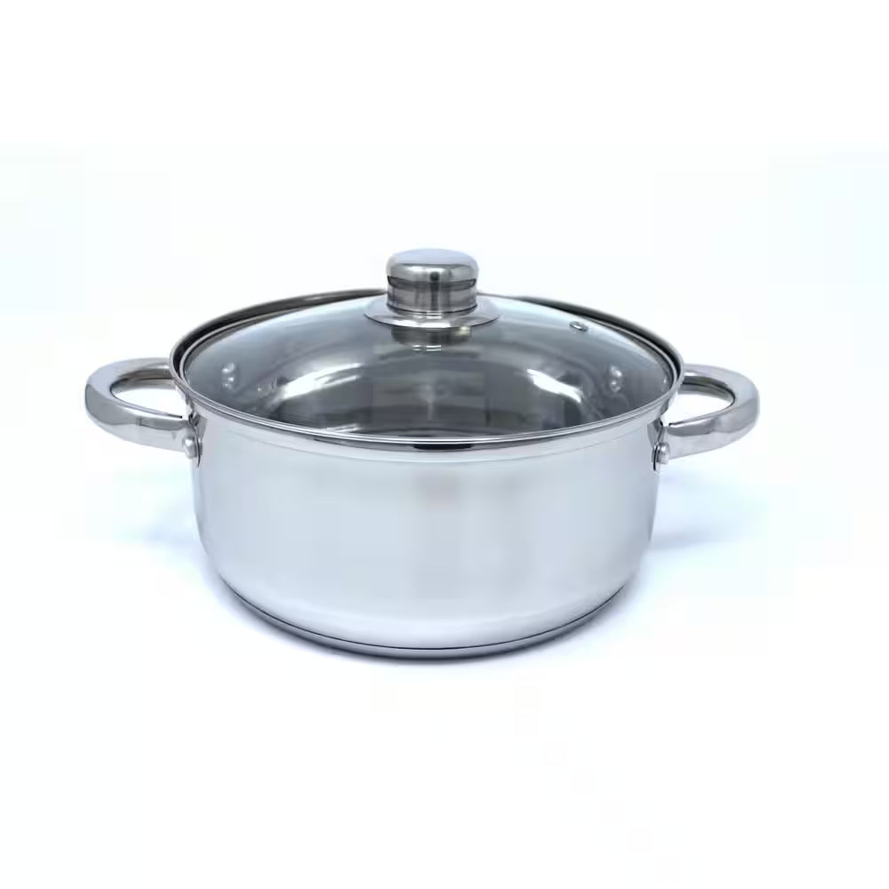 Premium 7-Piece Stainless Steel Cookware Starter Set