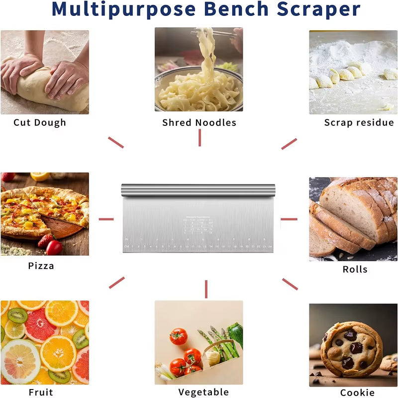 Stainless Steel Bench Scraper