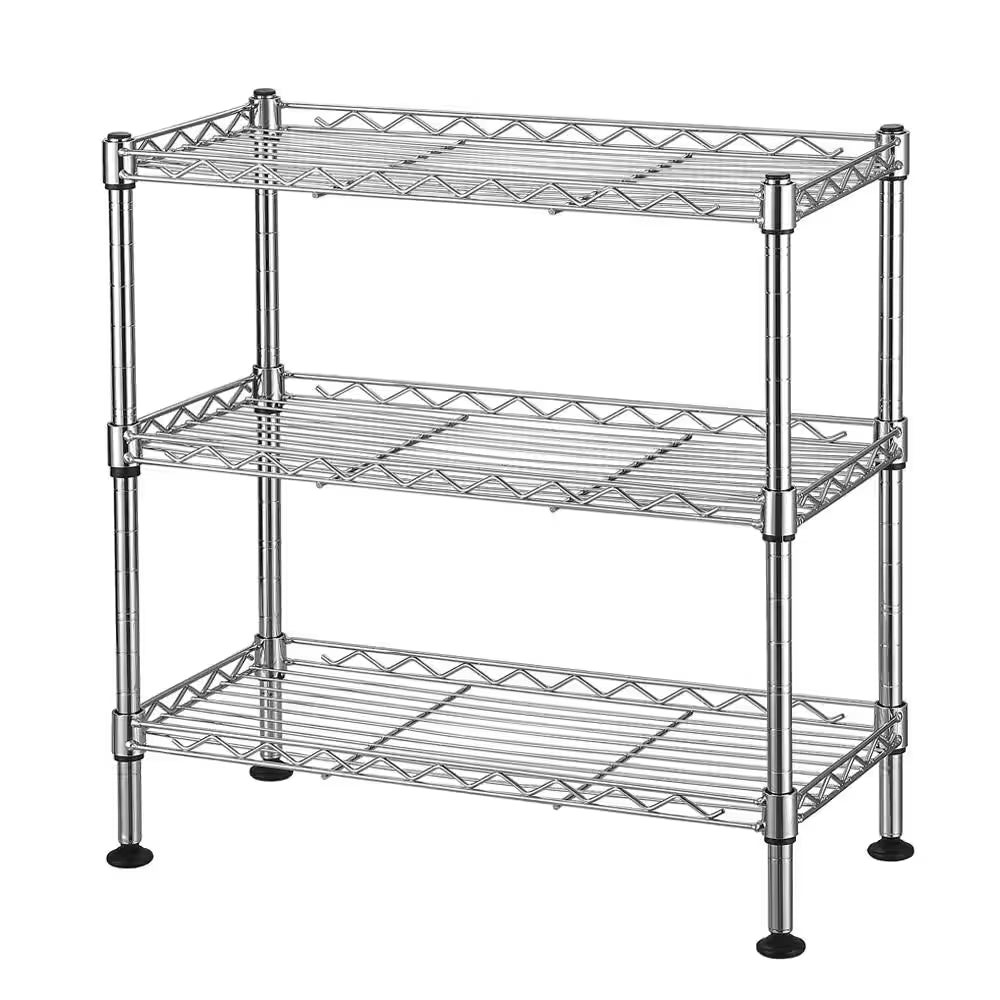 3 Tier Stainless Steel Wire Shelving
