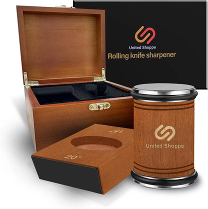Magnetic Angle Rolling Knife Sharpener – 15° & 20°